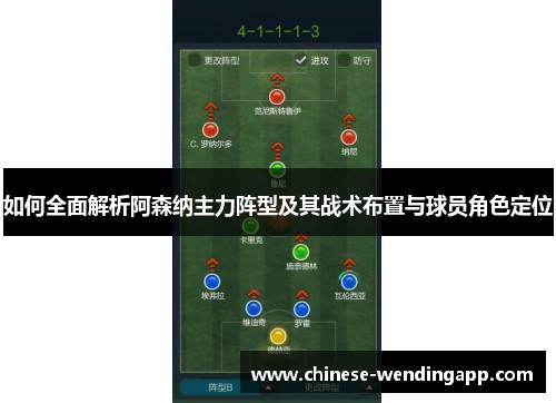 如何全面解析阿森纳主力阵型及其战术布置与球员角色定位