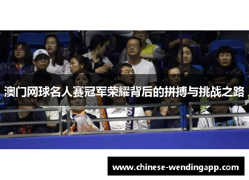 澳门网球名人赛冠军荣耀背后的拼搏与挑战之路 澳门网球名人赛冠军荣耀背后的拼搏与挑战之路