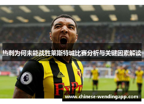 热刺为何未能战胜莱斯特城比赛分析与关键因素解读